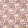 Tissu de viscose Spirales en batik – crème/marron,  thumbnail number 1