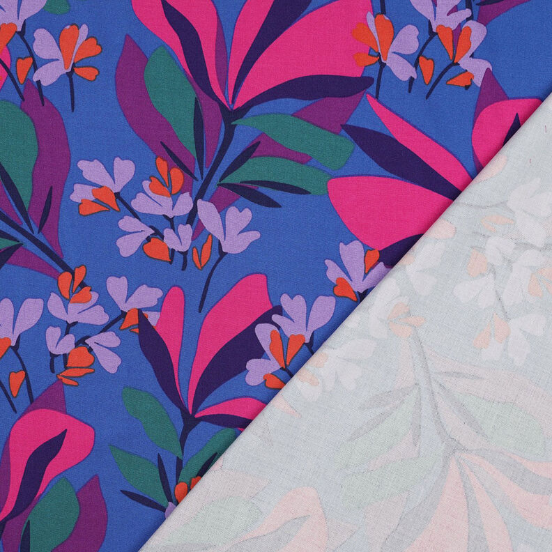 Rosella Stretch Spring Garden | Nerida Hansen – bleu roi/lilas rouge,  image number 4