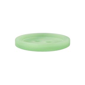 Bouton plastique 2 trous Basic - vert clair, 