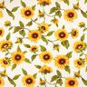 Tissu décoratif Toile tournesols – nature/jaune soleil,  thumbnail number 1