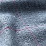 Tissu pour manteau en coton mélangé à chevrons et carreaux – bleu clair/rouge bordeaux,  thumbnail number 3