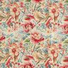 Tissu de décoration Gobelin Superbes fleurs – beige clair/rouge,  thumbnail number 1