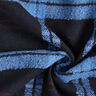 Tissu pour manteau Loops Carreaux – noir/bleu,  thumbnail number 3