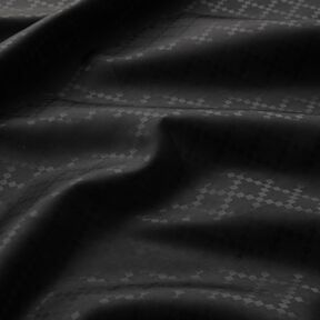 Tissu de doublure Jacquard Losanges – noir, 