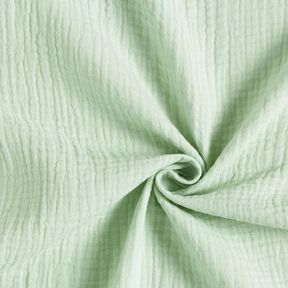 GOTS Tissu double gaze de coton | Tula – eucalyptus, 