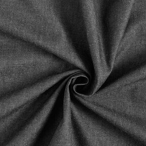 Chambray coton aspect jean – noir, 