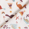 Tissu en coton Cretonne dinosaures – écru/marron,  thumbnail number 4