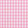 Tissu en coton Vichy à carreaux 1 cm – rose/blanc,  thumbnail number 1