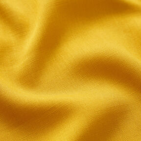 Tissu en viscose aspect lin – jaune curry, 