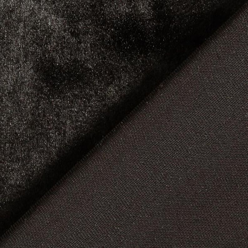Tissu de décoration Velours – noir,  image number 3