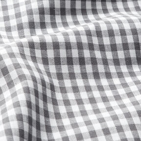 Tissu en coton Vichy à carreaux 0,5 cm – gris perle/blanc, 