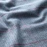 Tissu pour manteau en coton mélangé à chevrons et carreaux – bleu clair/rouge bordeaux,  thumbnail number 2