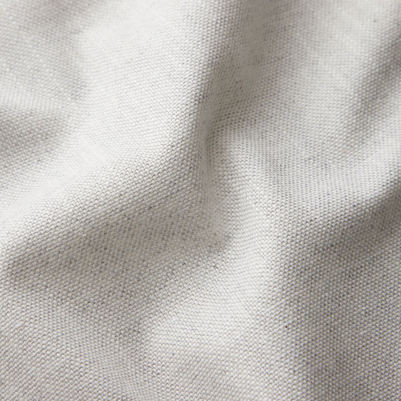 Tissu de décoration Semi-panama Structure légère – argent/beige clair,  image number 2