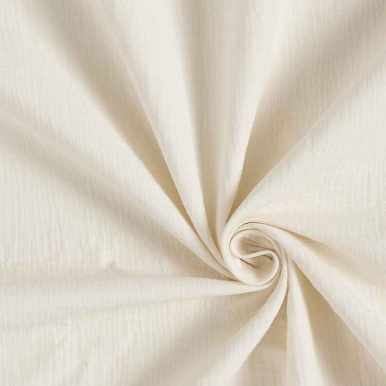 Tissu double gaze de coton 245 cm – écru,  image number 1