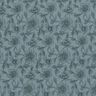 Tissu double gaze de coton Grandes fleurs – gris bleu/noir,  thumbnail number 1