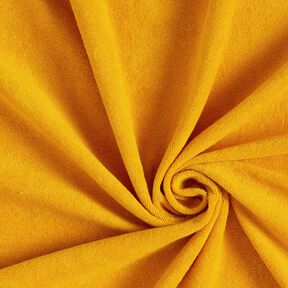 Tissu éponge Stretch Uni – jaune curry, 