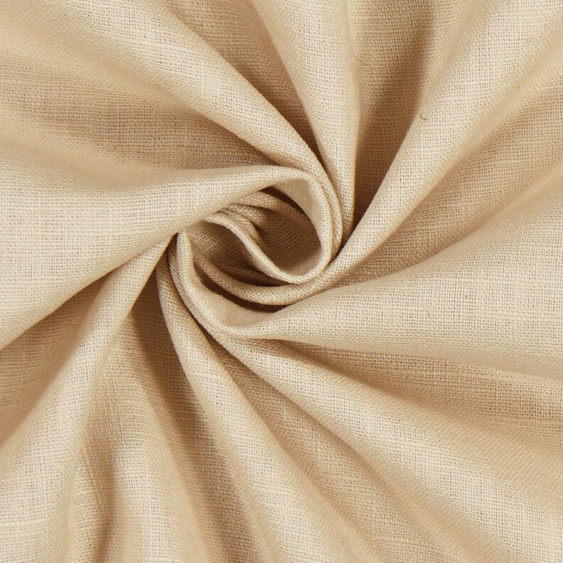 Tissu de lin en ramie mélangée medium – sable,  image number 3