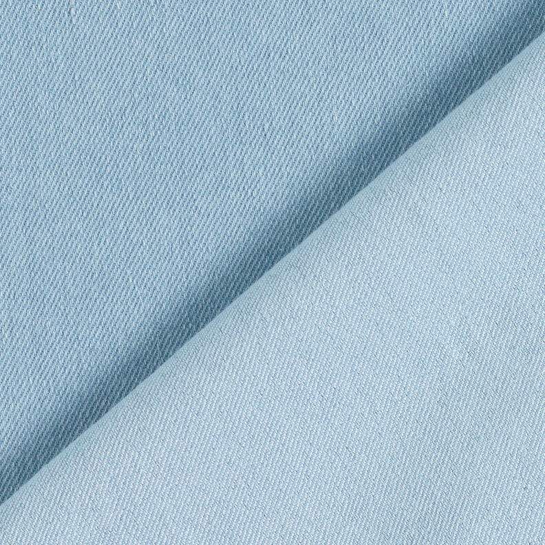 Denim de coton stretch moyen – bleu clair,  image number 3