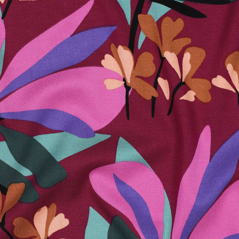 Rosella Stretch Spring Garden | Nerida Hansen – mauve/sapin bleu,  image number 2