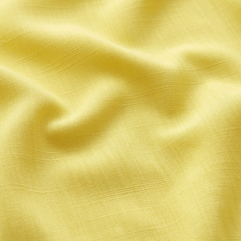 Tissu en viscose aspect lin – jaune clair,  image number 2