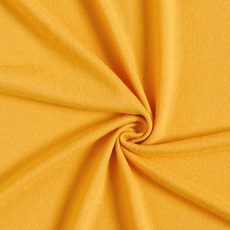 Tricot fin uni – jaune curry,  image number 1