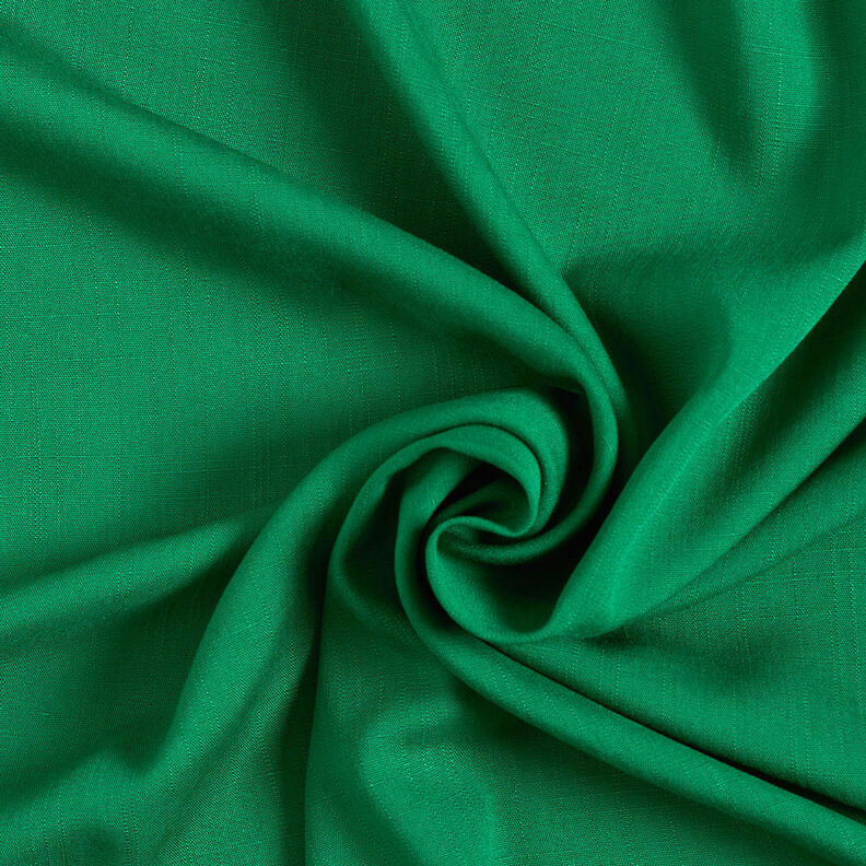 Tissu en viscose aspect lin – vert sapin,  image number 1