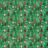 Tissu en coton Popeline Lutins et sapins – vert,  thumbnail number 6