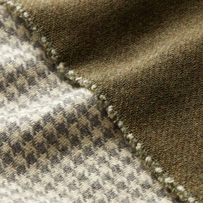 Tissu pour manteau Double face Pepita – beige clair/gris foncé, 