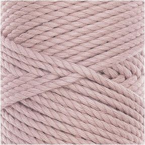 Fil macramé Creative Cotton Cord Skinny [3mm] | Rico Design - vieux rose, 