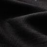 Tissu de lin en ramie mélangée medium – noir,  thumbnail number 2