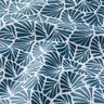 Coton enduit Mini feuilles abstraites – bleu océan/blanc,  thumbnail number 3