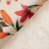 Tissu de décoration Semi-panama florale – abricot/nature,  thumbnail number 4