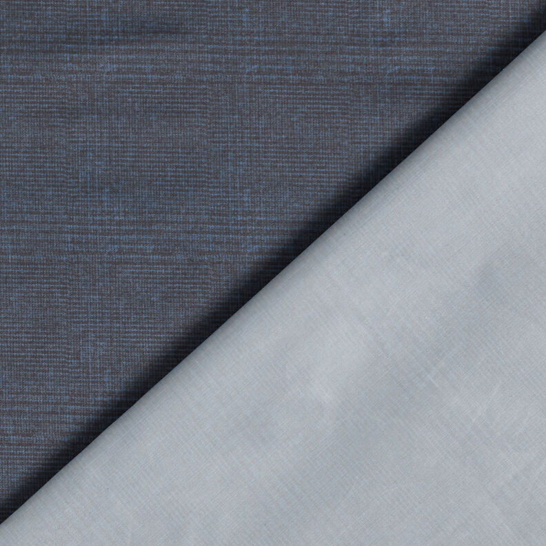 Tissu pour veste de pluie Carreaux – bleu nuit,  image number 7