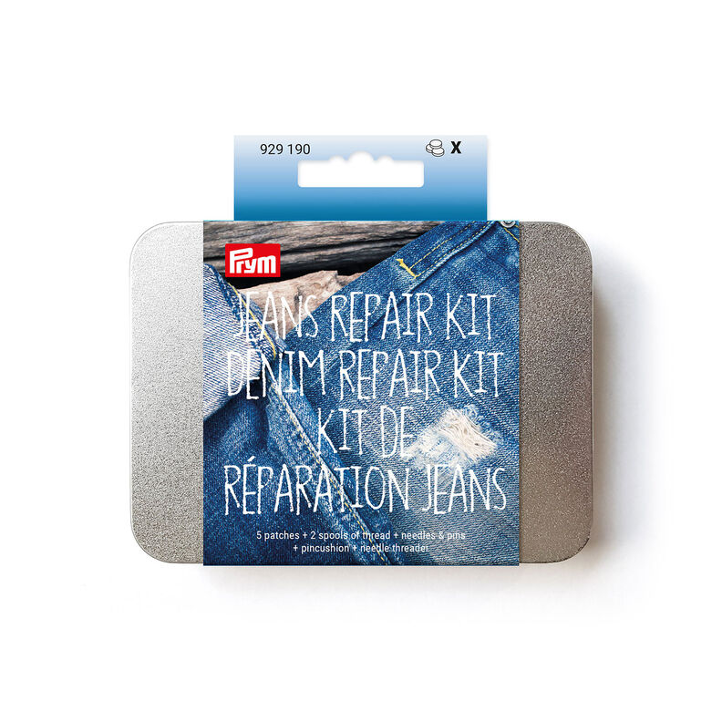 Kit réparation jeans | Prym – bleu jean,  image number 1