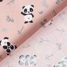 Tissu en coton Cretonne Panda câlin – rose,  thumbnail number 4