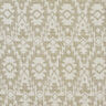 Tissu double gaze de coton Motif aztèque jacquard | by Poppy kaki clair/gris brume,  thumbnail number 4