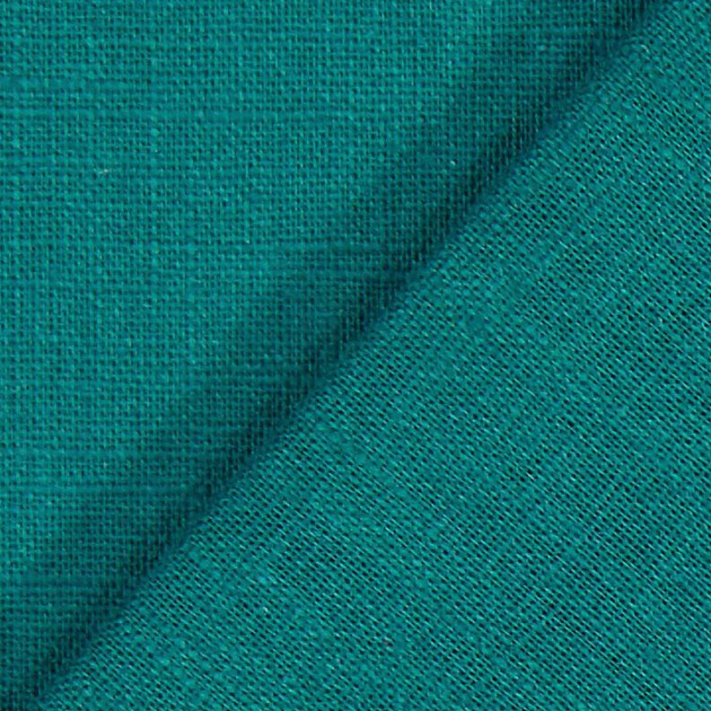 Tissu de lin en ramie mélangée medium – sapin bleu,  image number 4