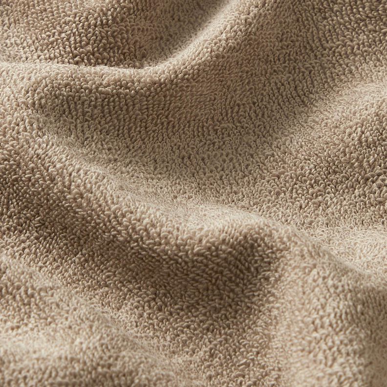 Tissu éponge Stretch Uni – beige,  image number 2