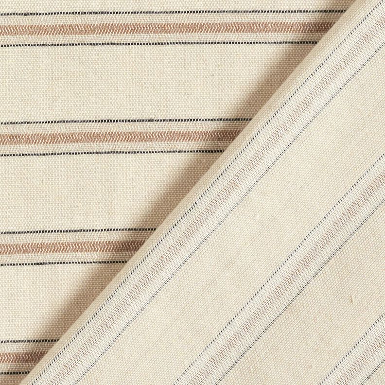 Tissu pour chemise en coton mélangé à fines rayures – beige/dune,  image number 4