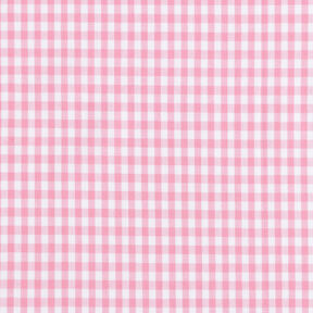 Tissu en coton Vichy à carreaux 0,5 cm – rose/blanc, 