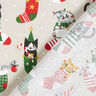 Tissu en coton Cretonne Chats de Noël – nature,  thumbnail number 4