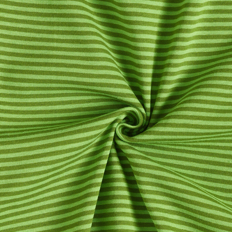 Bordures Tissu tubulaire à rayures – vert pomme/pin,  image number 3