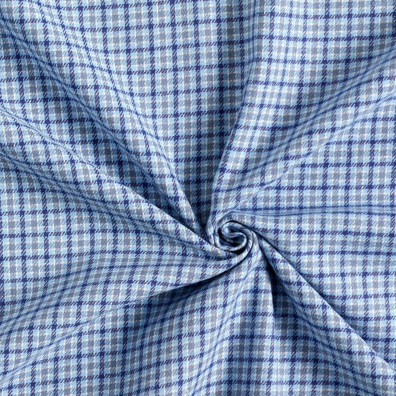 Flanelle Prince de Galles coloré – bleu clair/bleu marine,  image number 3