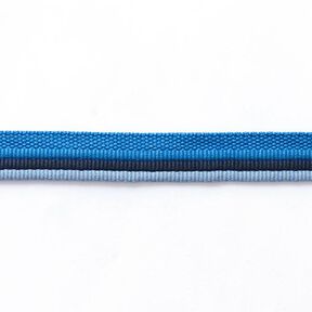Trio passepoil [ 15 mm ] – bleu aqua/bleu pigeon, 