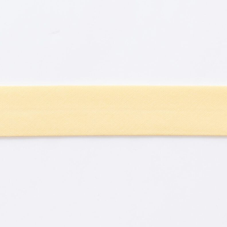 Biais Coton bio [20 mm] – jaune vanille,  image number 1