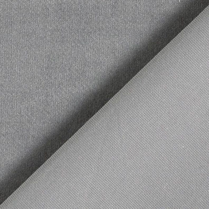 Velours stretch Velours côtelé fin uni – gris,  image number 3