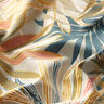 Tissu de décoration Canvas Feuilles de jungle 280 cm – taupe clair/cuivre,  thumbnail number 2