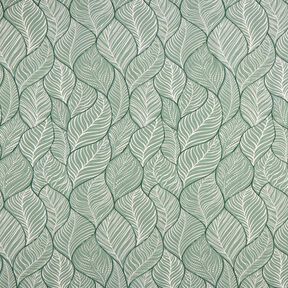 Tissu de décoration semi-panama feuilles simples – roseau, 