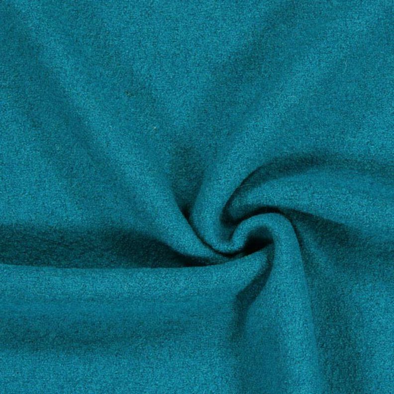 Loden de laine foulé – turquoise,  image number 1