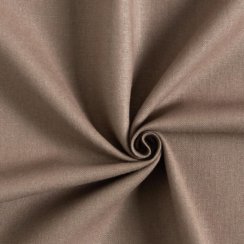 Lin de décoration Uni – taupe foncé,  image number 1